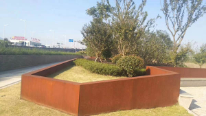 梁山耐候钢挡土墙